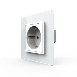 Prise avec terre Schuko complet - type F