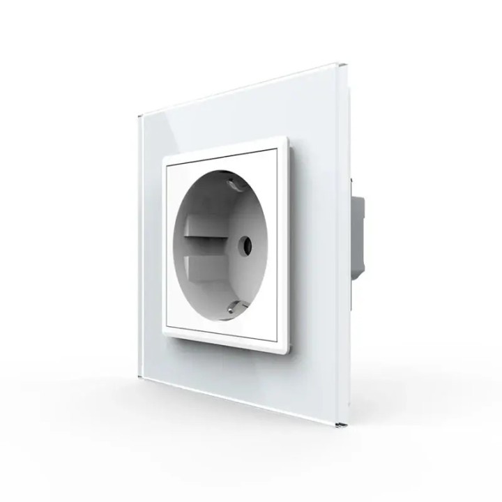 Prise avec terre Schuko complet - type F