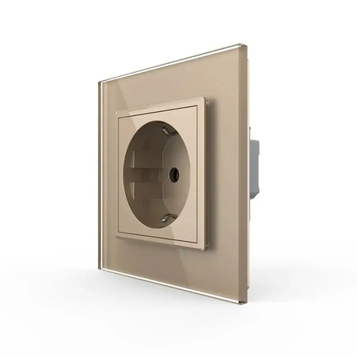 Prise avec terre Schuko complet - type F