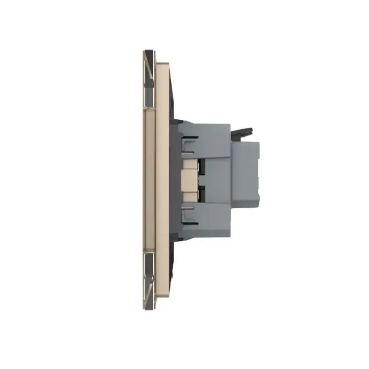 Complete earthed Schuko socket - Type F