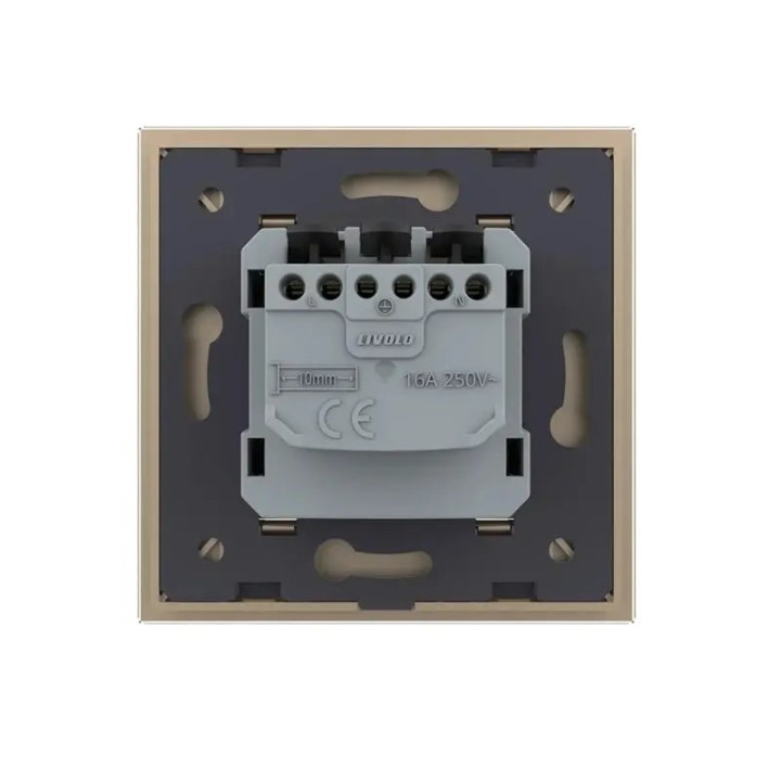 Complete earthed Schuko socket - Type F