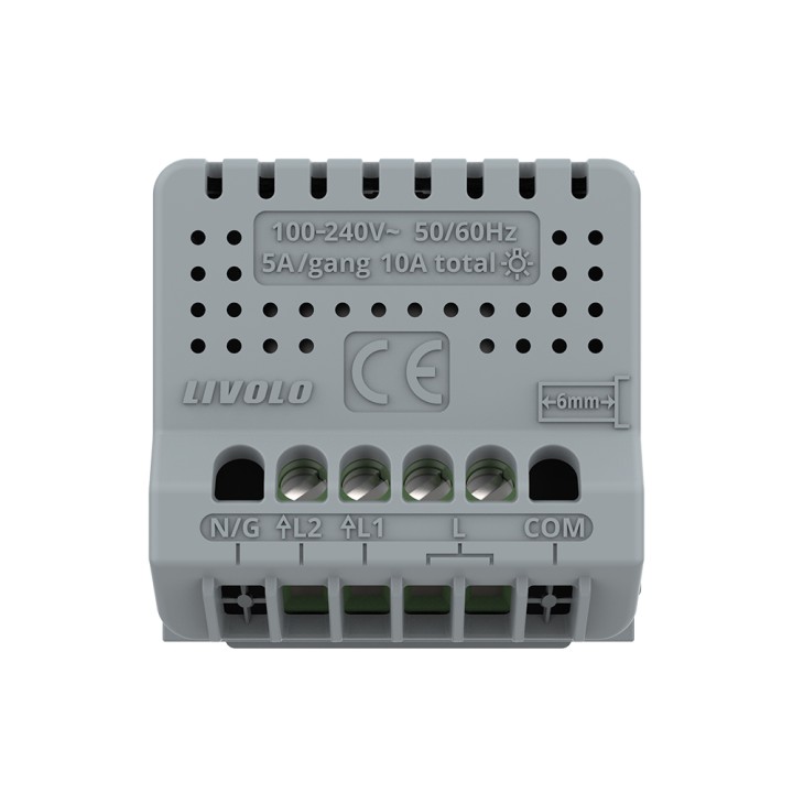 Interrupteur tactile - variateur 2 boutons