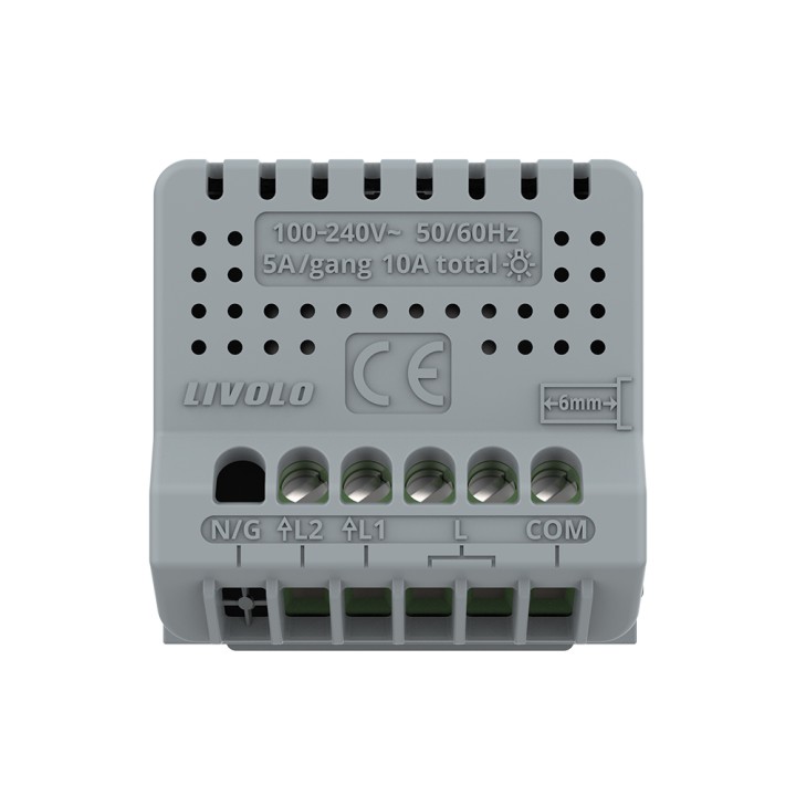 Interrupteur tactile - variateur va et vient 2 boutons