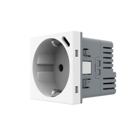 Prise avec terre Schuko et chargeur USB C - type F