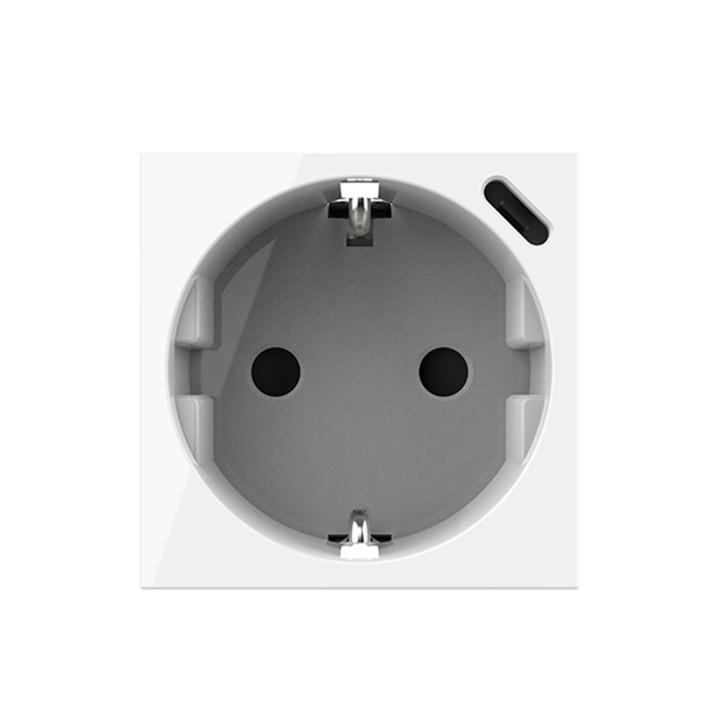 Earthed Schuko socket with USB-C charger - Type F