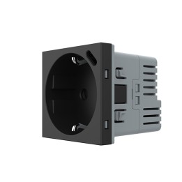 Prise avec terre Schuko et chargeur USB C - type F