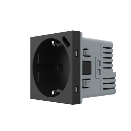Prise avec terre Schuko et chargeur USB C - type F