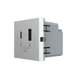 USB A+C charger socket - 36W fast charge