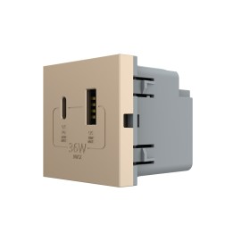 Prise chargeur USB A+C - charge rapide 36W