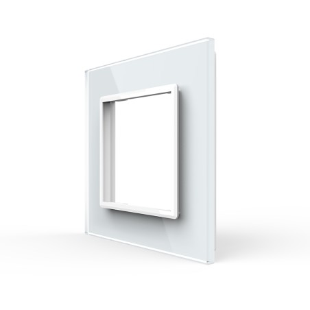 Glass faceplate - 1 gang