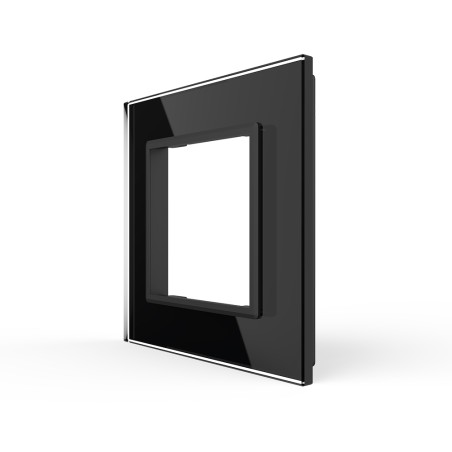 Glass faceplate - 1 gang