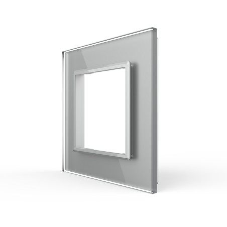 Glass faceplate - 1 gang