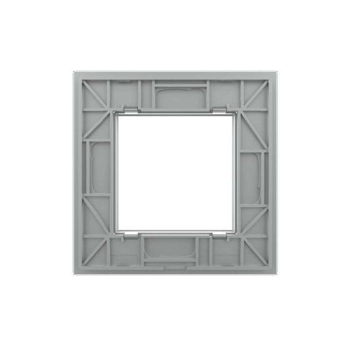 Plaque de finition en verre - 1 poste
