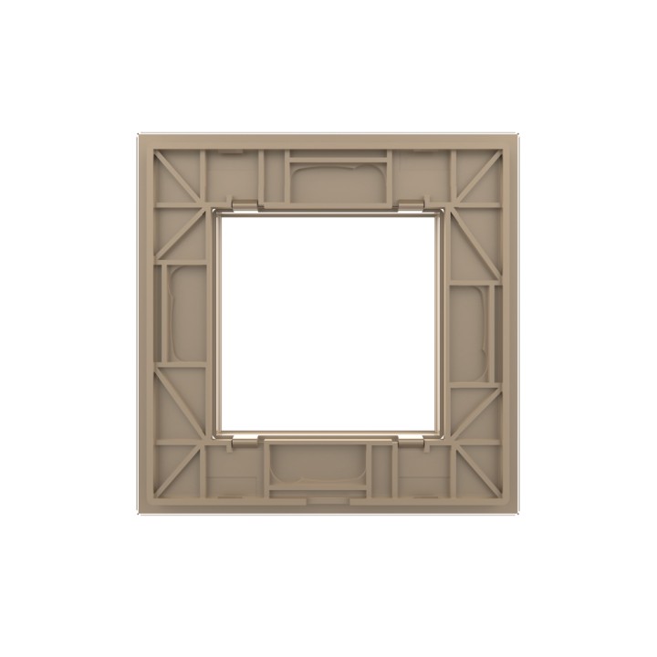 Plaque de finition en verre - 1 poste