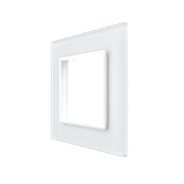 Plaque de finition en verre - 1 poste