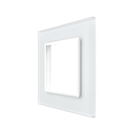 Plaque de finition en verre - 1 poste