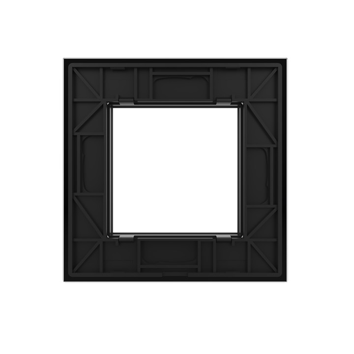 Glass faceplate - 1 gang