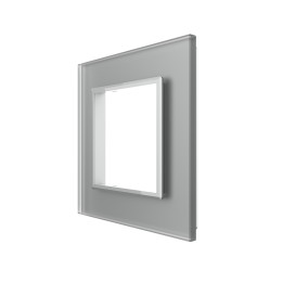 Plaque de finition en verre - 1 poste