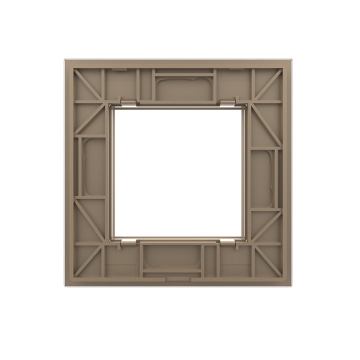Plaque de finition en verre - 1 poste