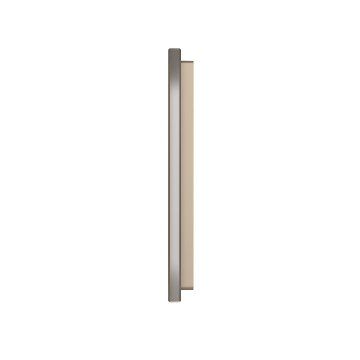 Glass faceplate - 2 buttons