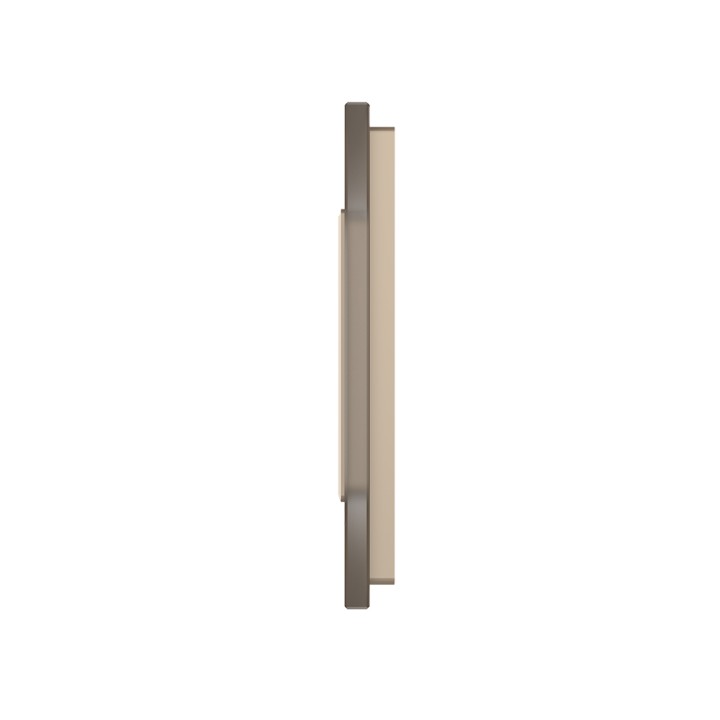 Double glass faceplate - 2 gangs