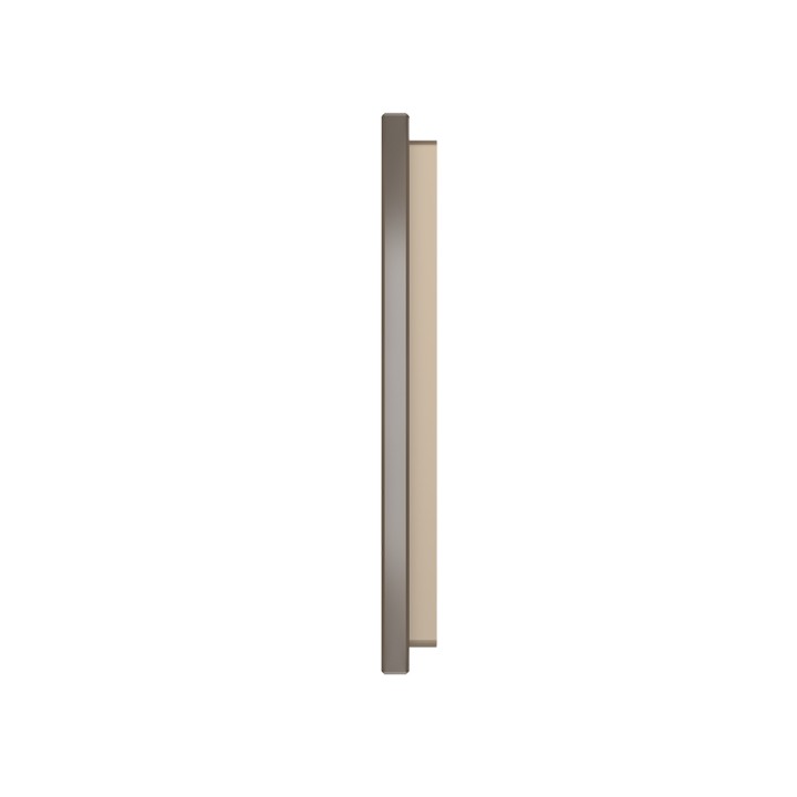 Double glass faceplate - 1+2 buttons