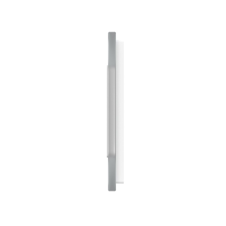 Triple plaque de finition en verre - 3 postes