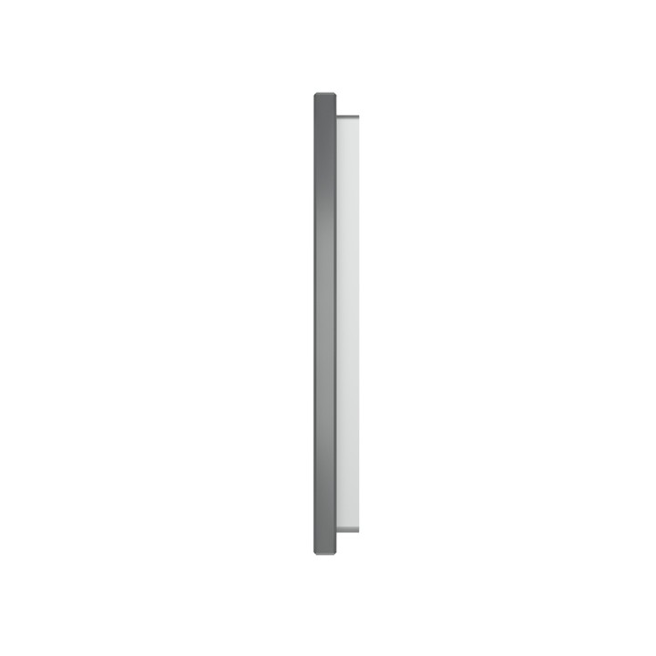 Triple plaque de finition en verre - 1+1+1 boutons