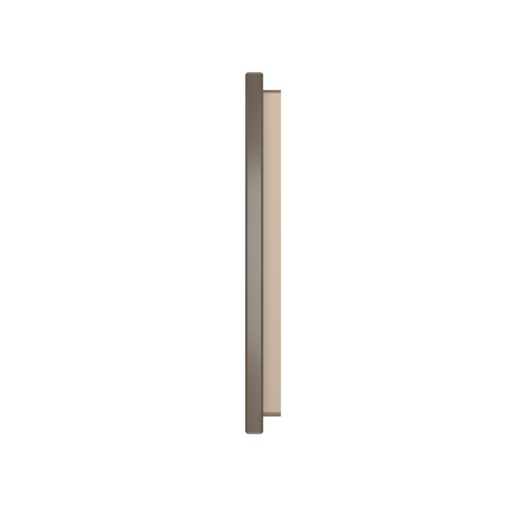 Triple plaque de finition en verre - 1+1+1 boutons