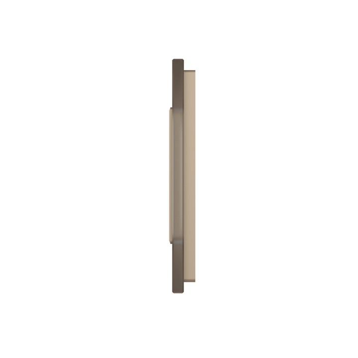 Quadruple plaque de finition en verre - 4 postes