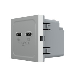 Prise chargeur USB C+C - charge rapide 65W