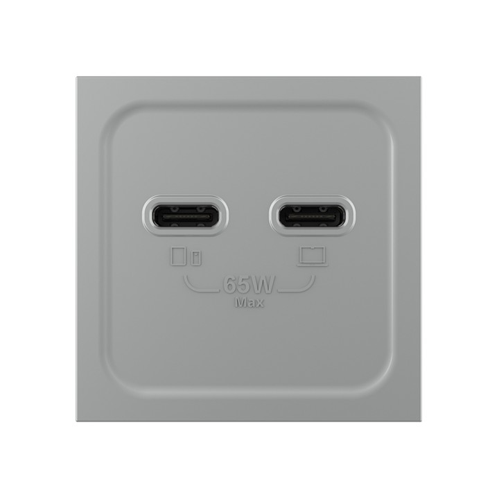 USB C+C charger socket - 65W fast charge