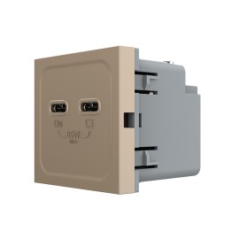 Prise chargeur USB C+C - charge rapide 65W