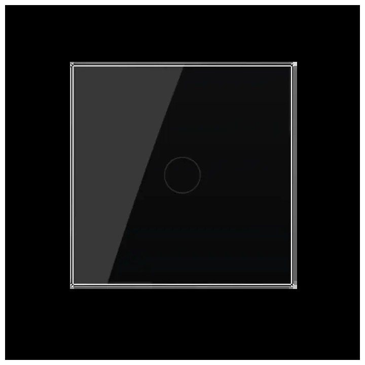 Interrupteur tactile complet - simple allumage 1 bouton