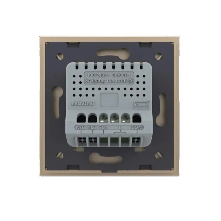 Interrupteur tactile complet - simple allumage 1 bouton
