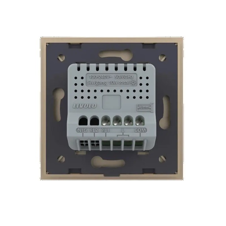 Interrupteur tactile complet - va et vient 1 bouton